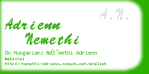 adrienn nemethi business card